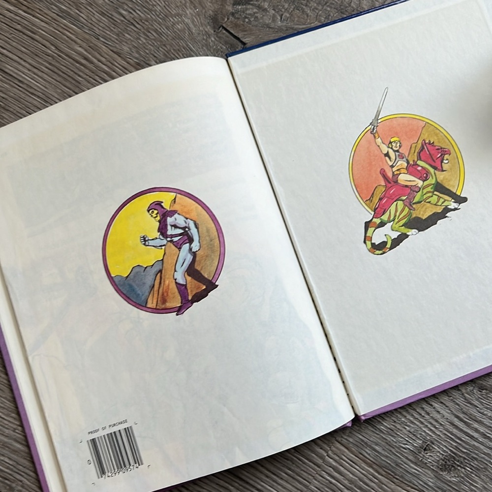 VINTAGE Masters Of The Universe 1985, Golden book I HAVE THE POWER He-Man Mattel - Picture 9 of 14